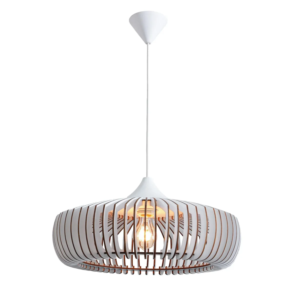 FocusLight Rio - Riippuvalaisin - Valkoinen - Ø46 cm