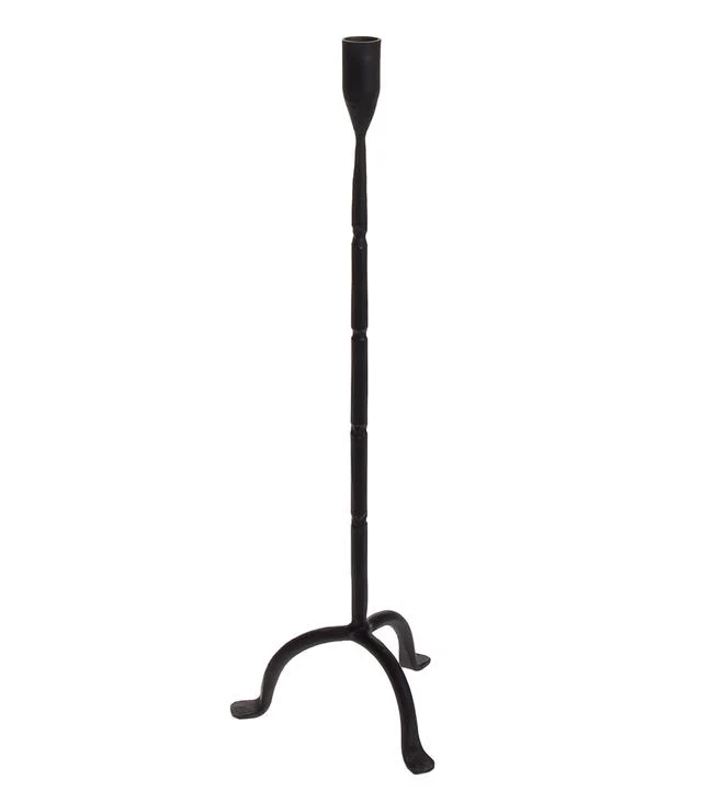 Kynttilänjalka musta 50cm IRON