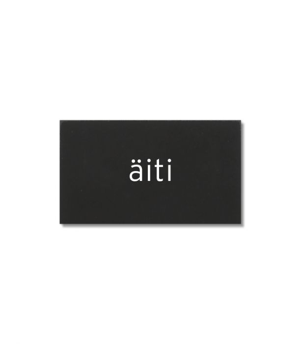 Kyltti 5x3cm äiti musta