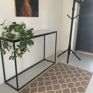 Cardiff ruskea käytävämatto leveys 100cm (mocha-cream)