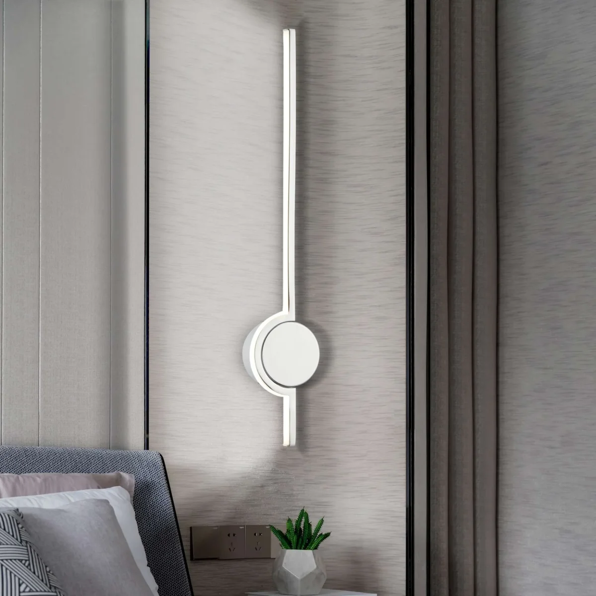 Alamiya 236021-01 - Seinävalaisin 51cm - Hiekanvalkoinen