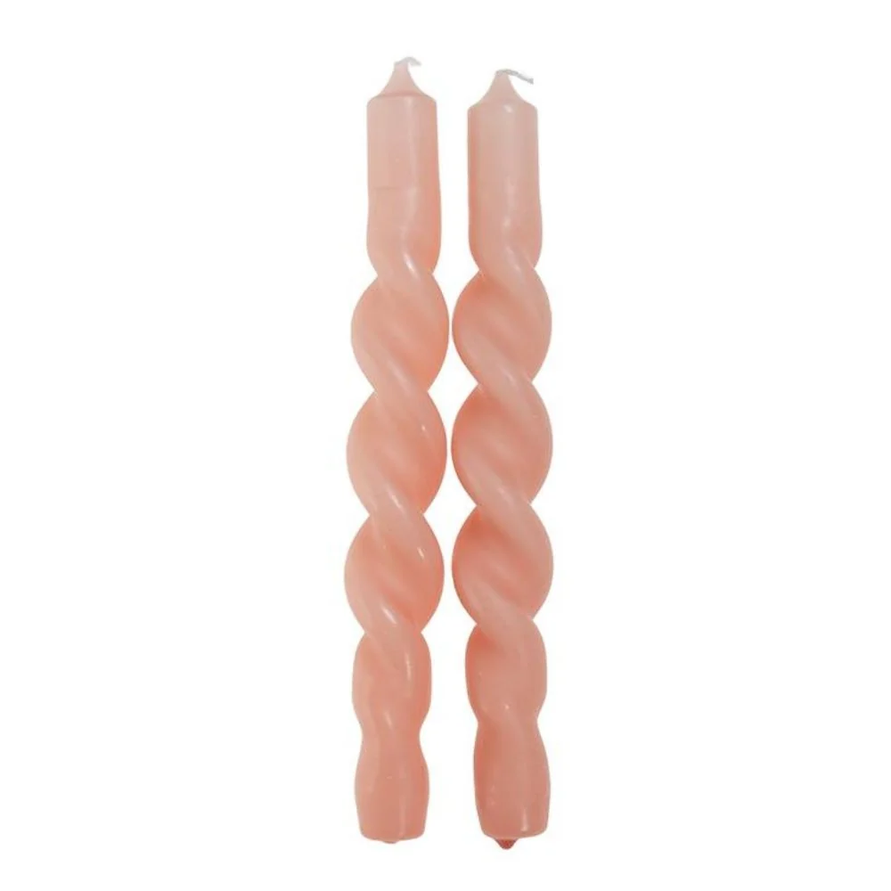 Kierrekynttilä rosa 2kpl/pkt VEA