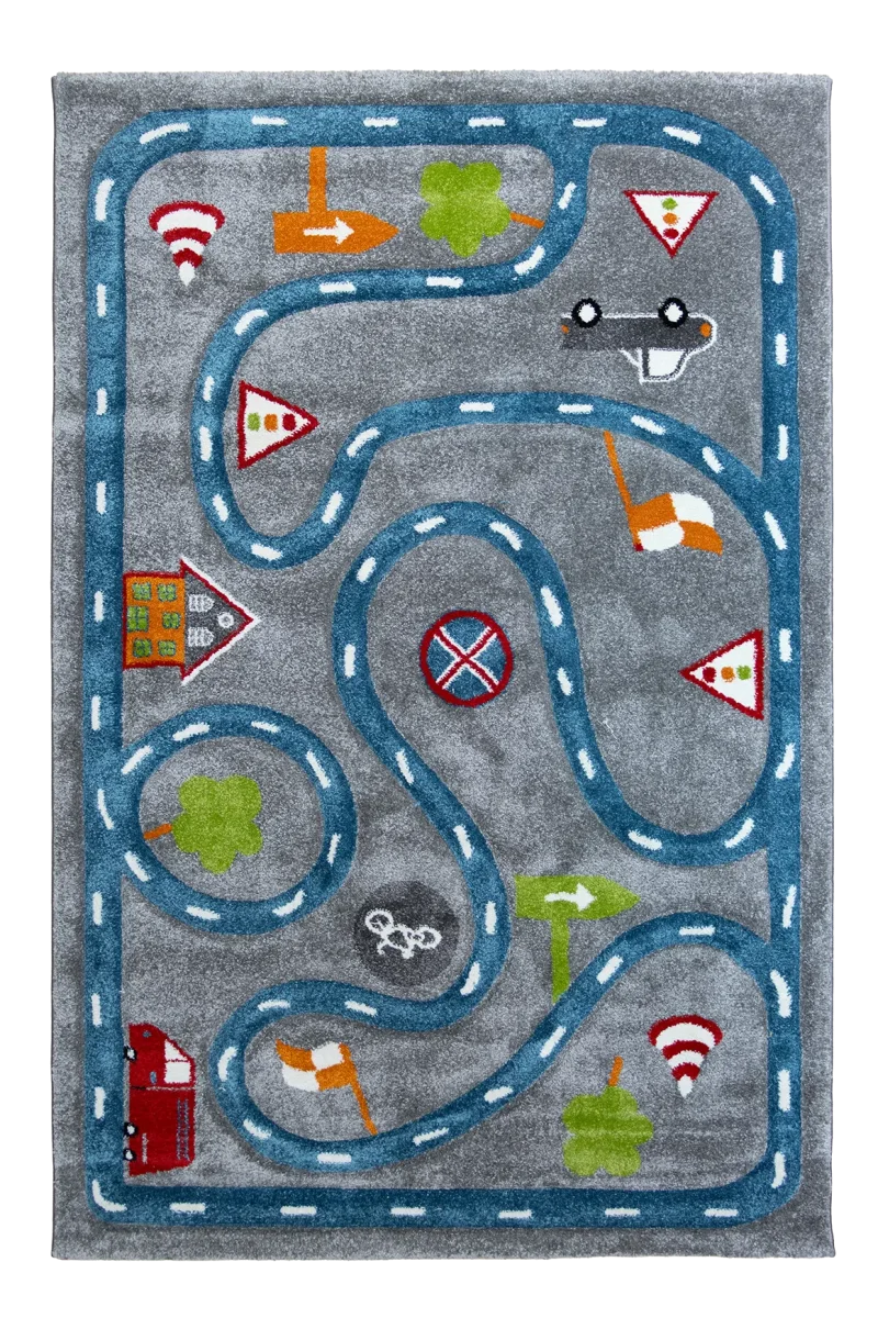 Liikennematto harmaa 120x180cm