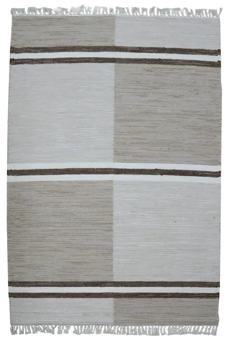 Kati puuvillamatto beige-ruskea 140×200 cm