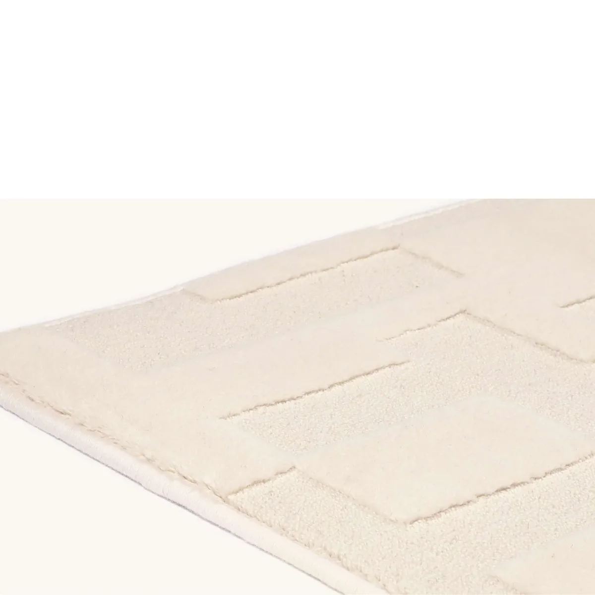 VM Carpet Domino matto, omalla mitalla - 110 valkoinen