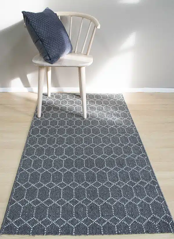 Belmont tummanharmaa käytävämatto leveys 80cm (lead-sugar)