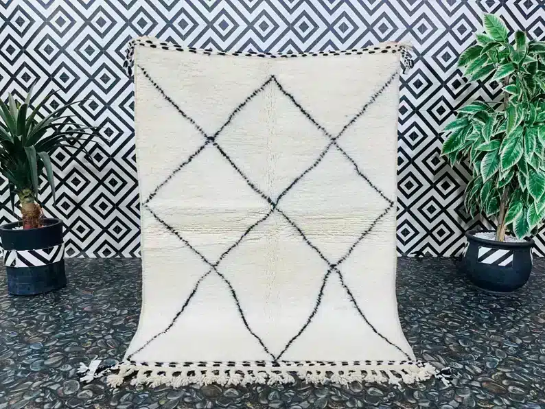 Marokkolainen Beni Ourain matto 116×158 cm