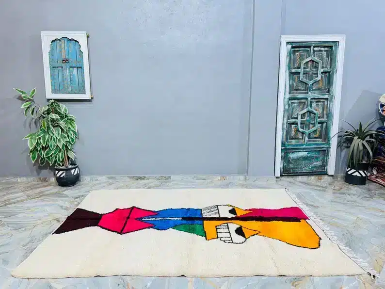 Marokkolainen matto Berber 200×281 cm