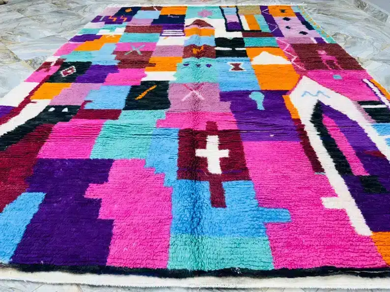 Marokkolainen Beni Ourain matto 204x297cm