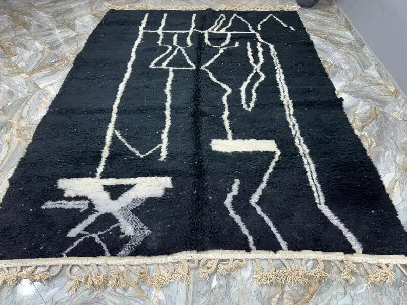 Marokkolainen Beni Ourain matto 267cm x 366cm