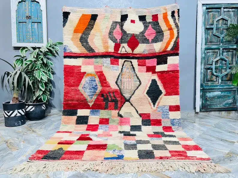Marokkolainen vintage Boujaad matto 180×280 cm