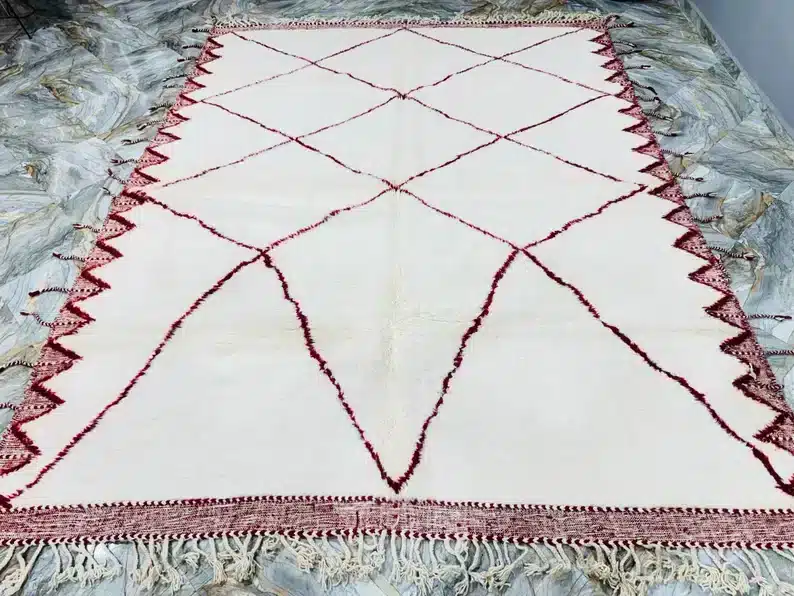Marokkolainen Beni Ourain matto 275cm x 366cm