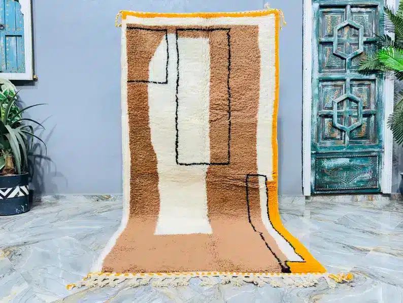Marokkolainen Beni Ourain matto 130×260 cm