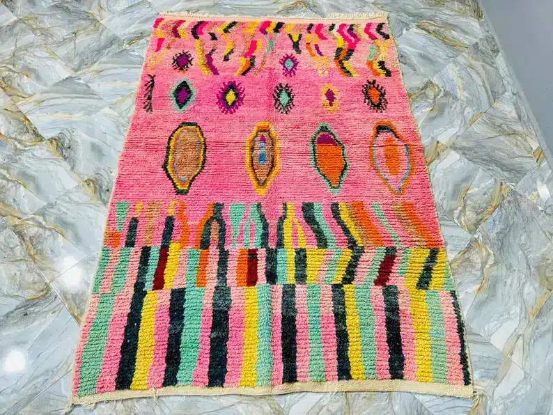 Marokkolainen vintage Boujaad matto 174×256 cm
