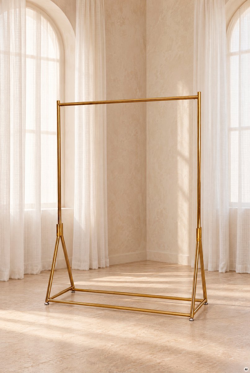 Vaateteline kulta 120x40x160